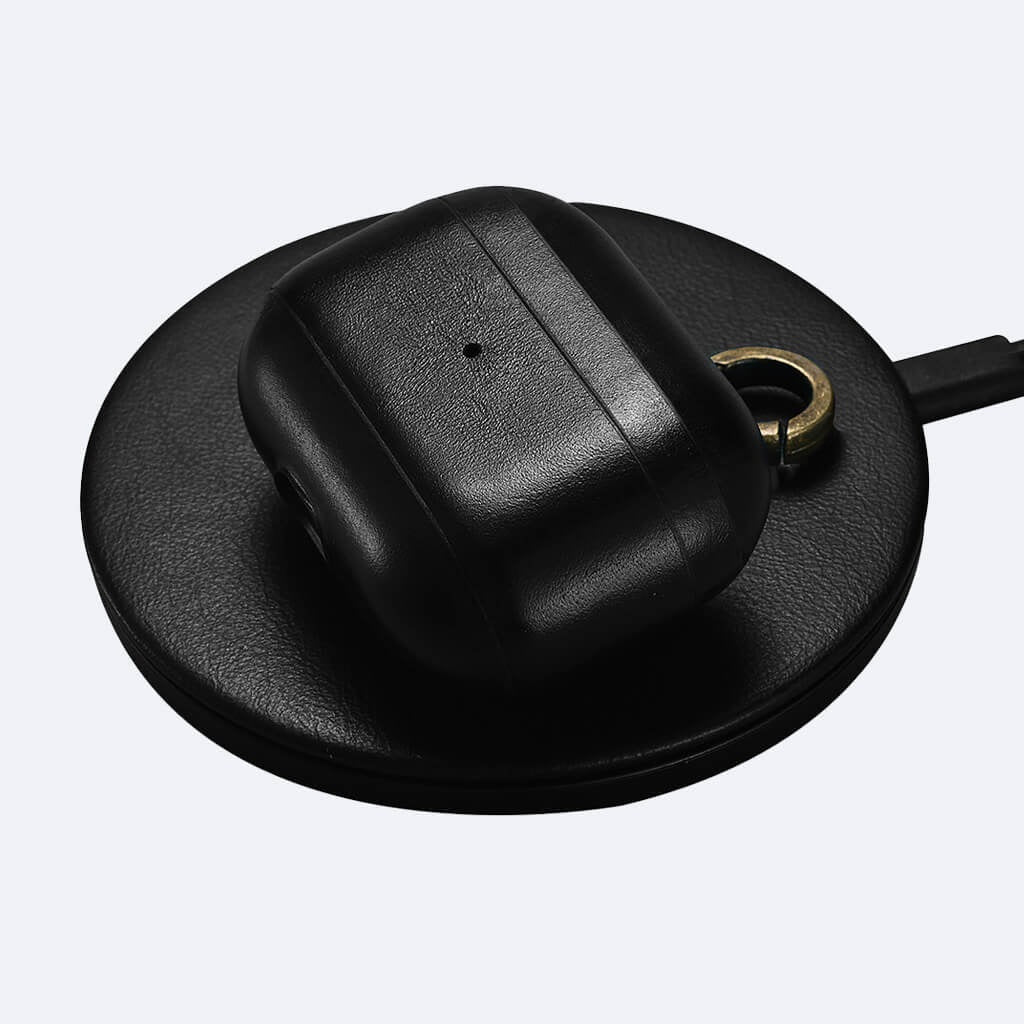 AirPods Pro Leather Protective Case Cover with Hook by Hardiston - premium AirPods Cases