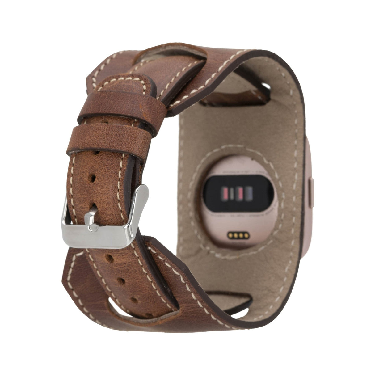 Cuff Leather Band for Fitbit Watches by Hardiston - premium Watch Bands - Fitbit