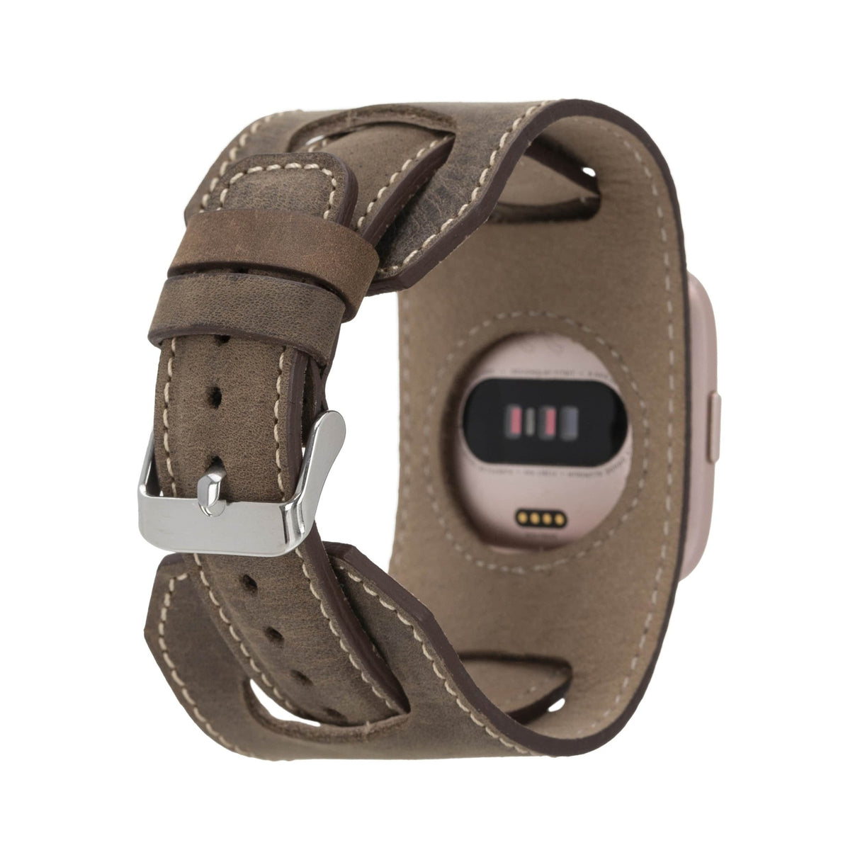 Cuff Leather Band for Fitbit Watches by Hardiston - premium Watch Bands - Fitbit