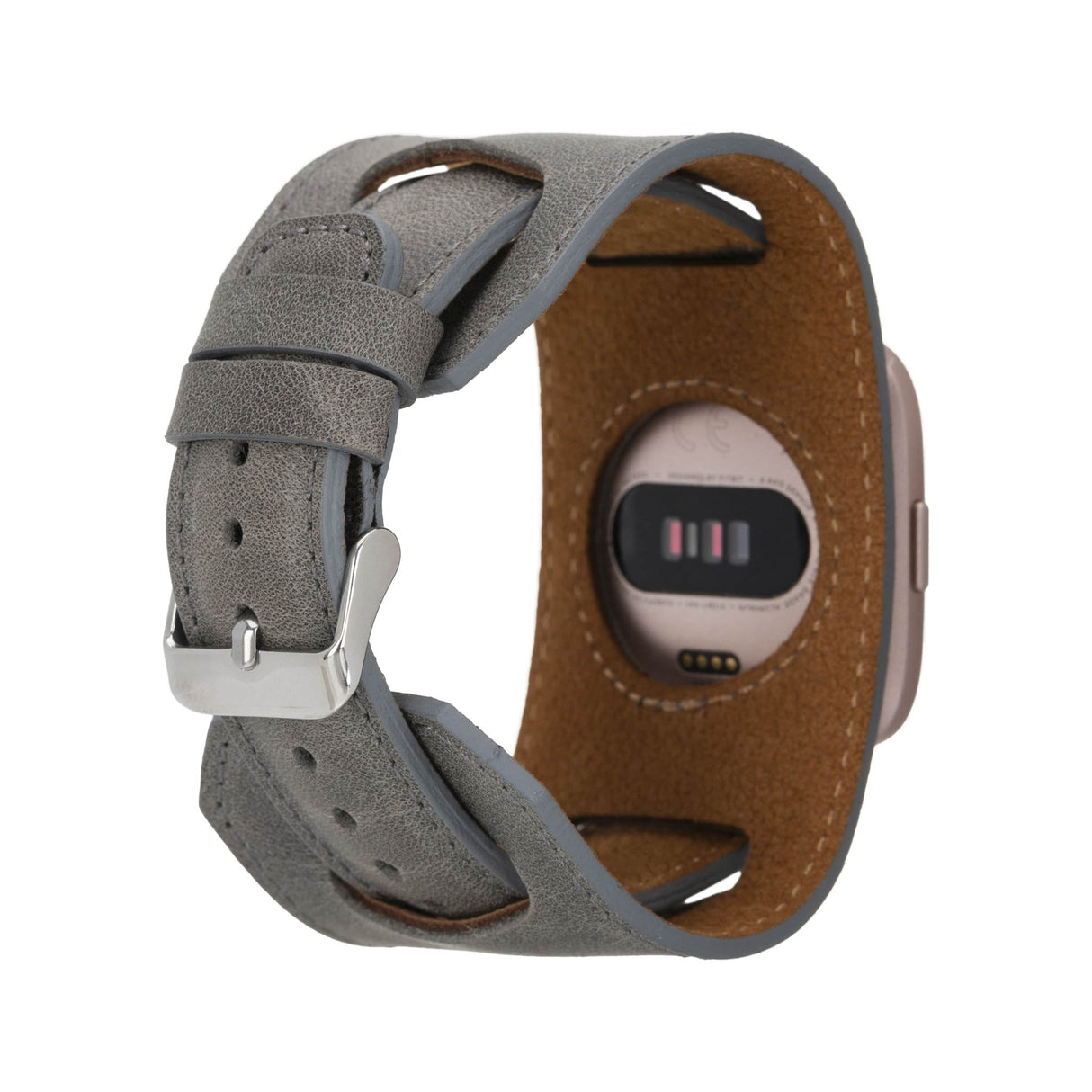 Cuff Leather Band for Fitbit Watches by Hardiston - premium Watch Bands - Fitbit