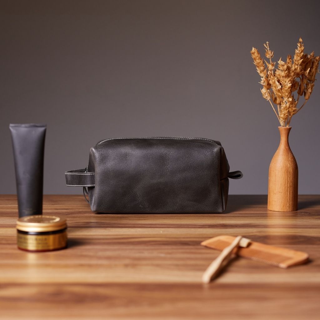 Leather Dopp Kit