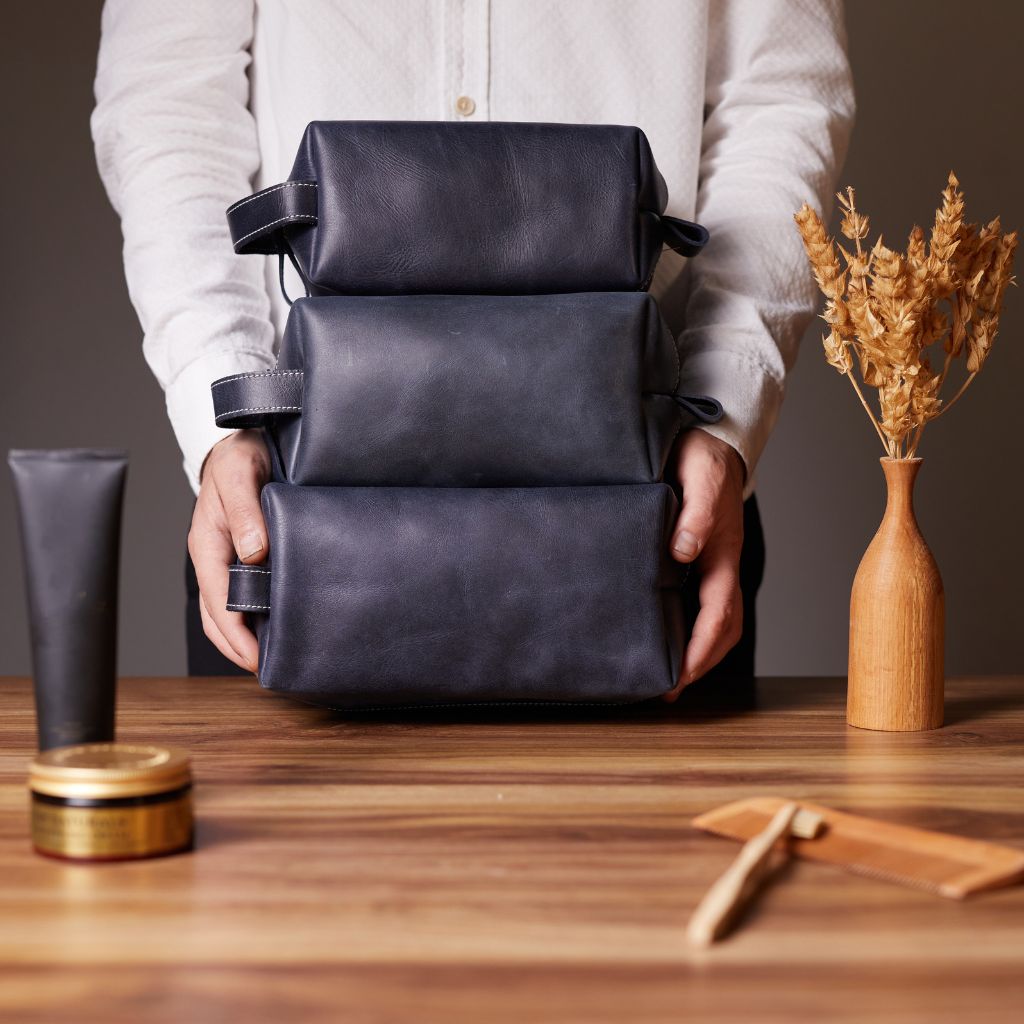 Leather Dopp Kit