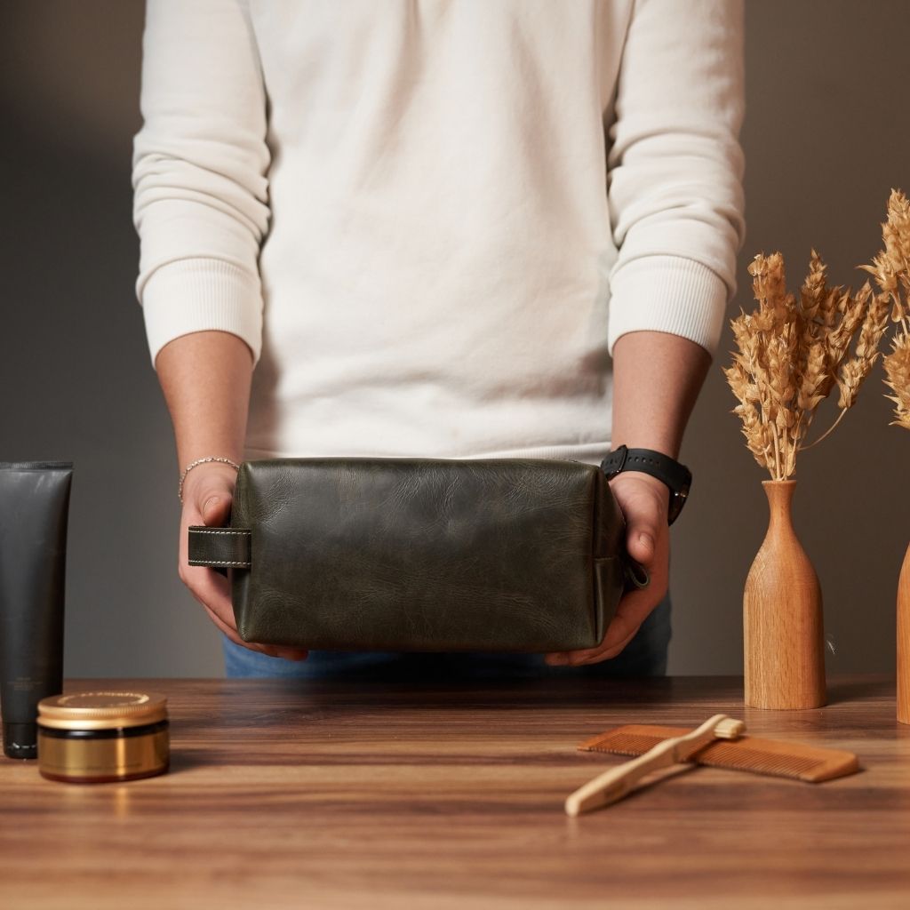 Leather Dopp Kit