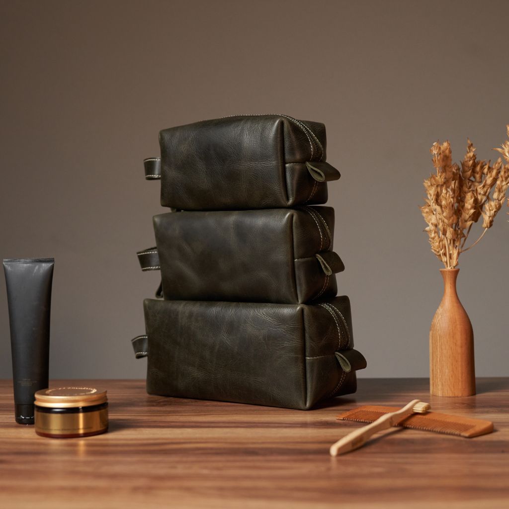 Leather Dopp Kit