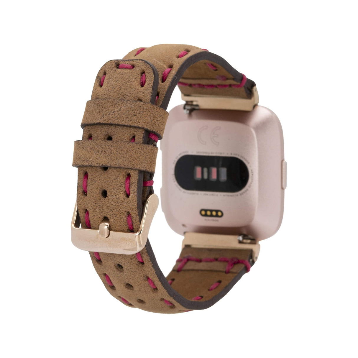 Full Stitch Leather Band for Fitbit Watch by Hardiston - premium Watch Bands - Fitbit