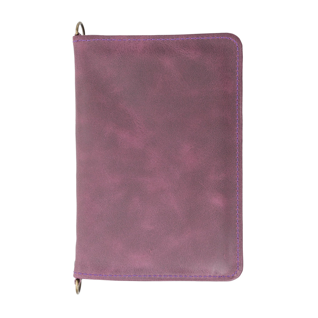 Handcrafted Leather Zipped Passport Holder with Wristlet by Hardiston - premium Passport Cases