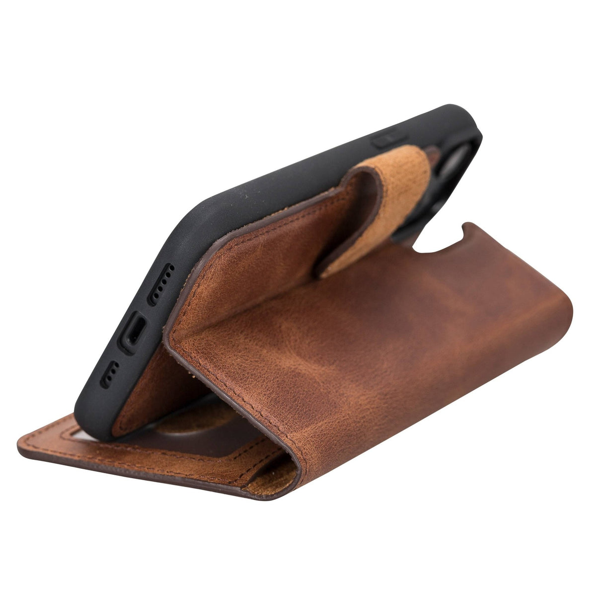 iPhone 14 Leather Wallet Case by Hardiston - premium iPhone 14 Cases