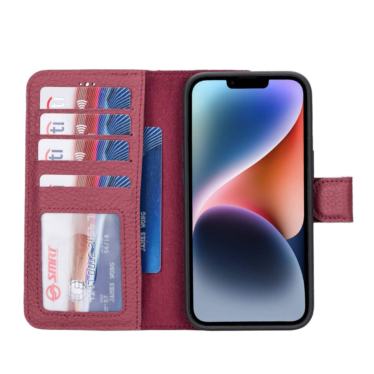 iPhone 14 Leather Wallet Case by Hardiston - premium iPhone 14 Cases
