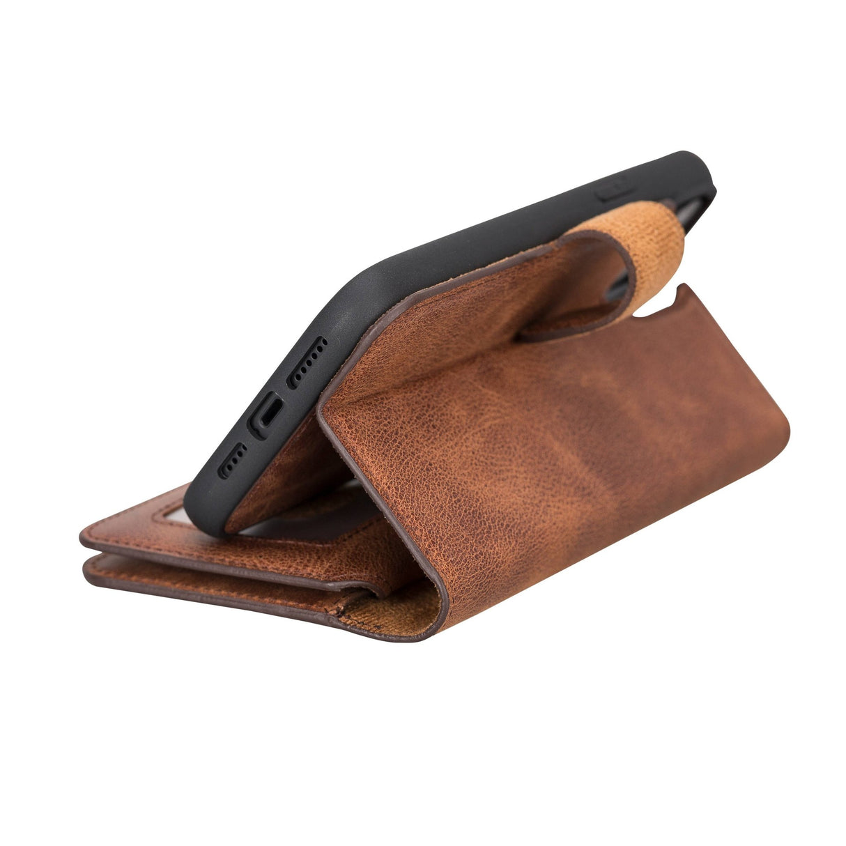 iPhone 14 Plus Leather Dual Wallet Case by Hardiston - premium iPhone 14 Cases