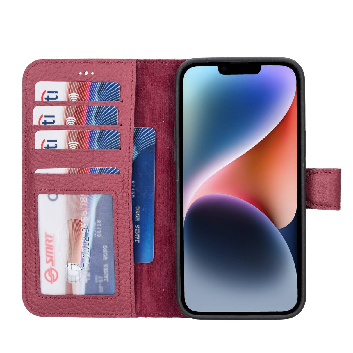 iPhone 14 Plus Leather Wallet Case by Hardiston - premium iPhone 14 Cases