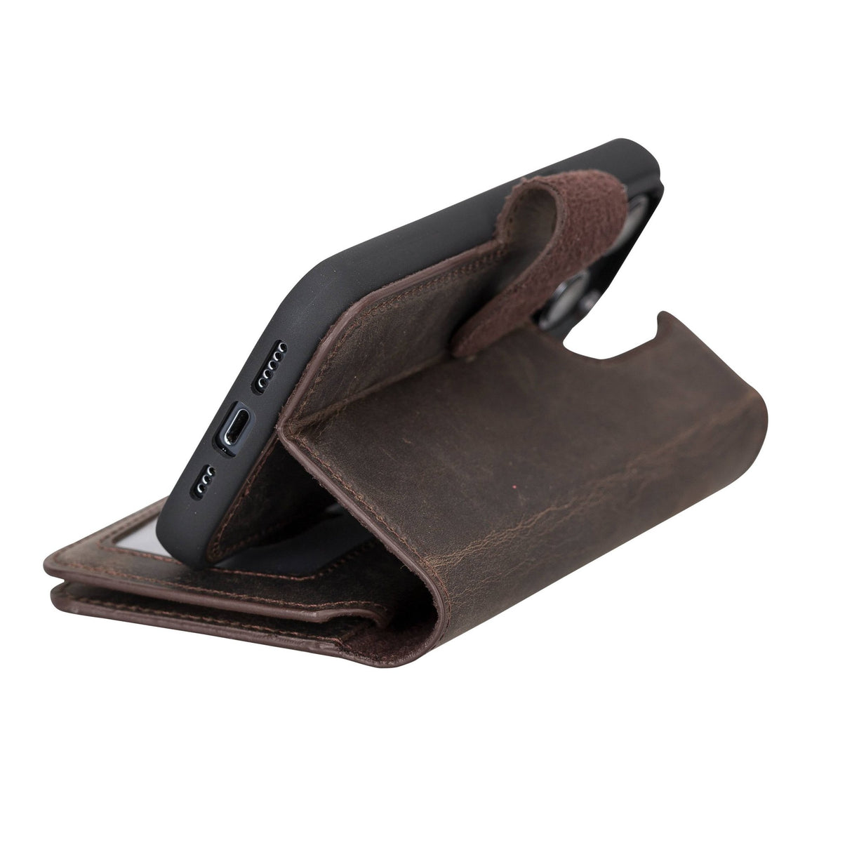 iPhone 14 Pro Dual Leather Wallet Case by Hardiston - premium iPhone 14 Cases