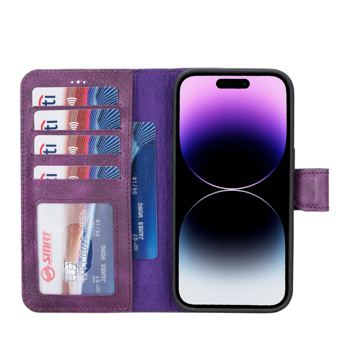 iPhone 14 Pro Leather Wallet Case by Hardiston - premium iPhone 14 Cases