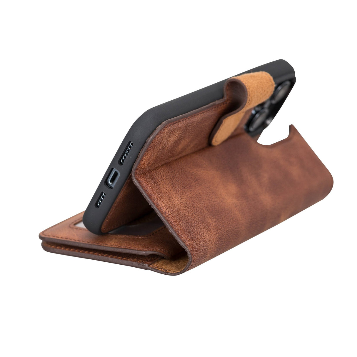 iPhone 14 Pro Max Dual Leather Wallet Case by Hardiston - premium iPhone 14 Cases