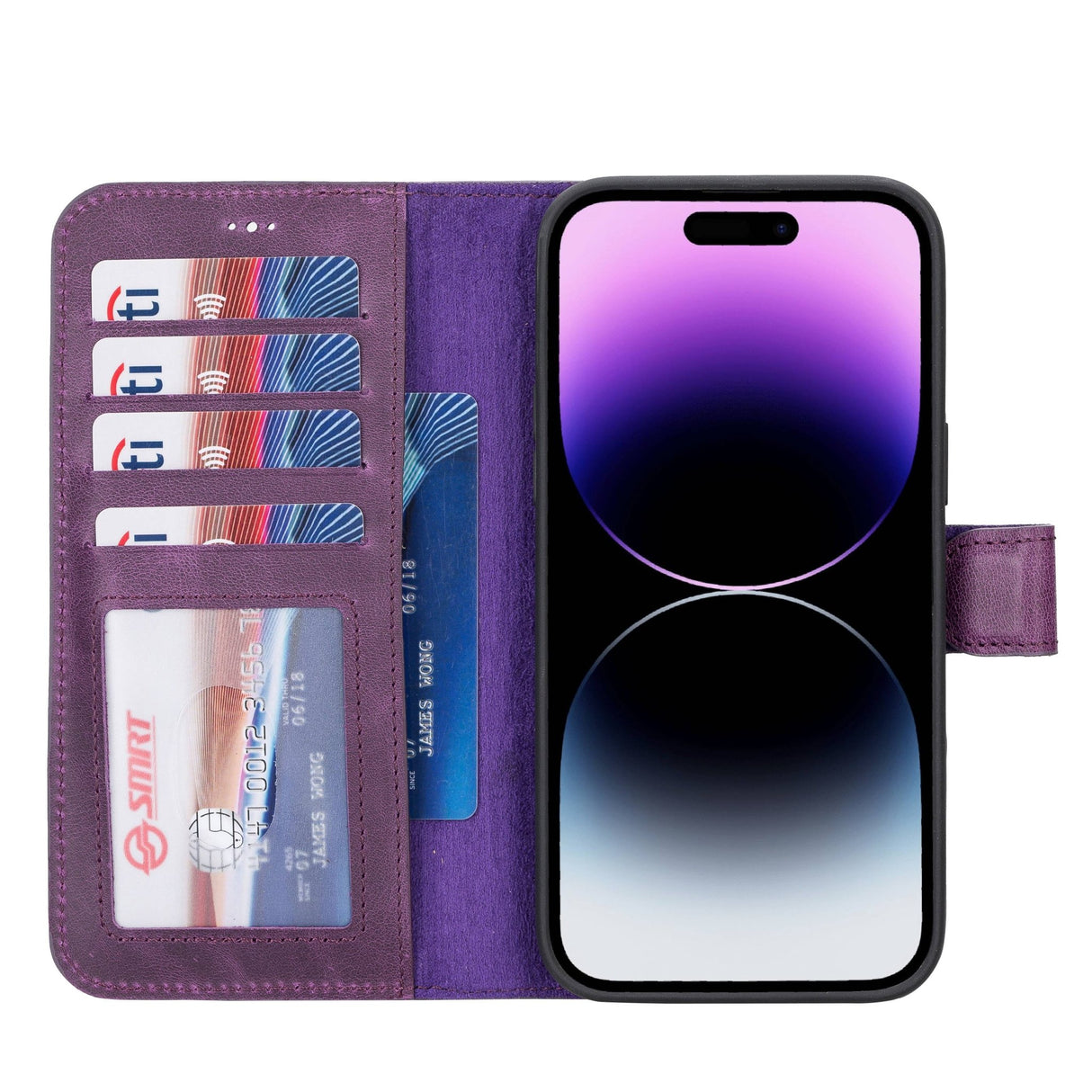 iPhone 14 Pro Max Leather Wallet Case by Hardiston - premium iPhone 14 Cases