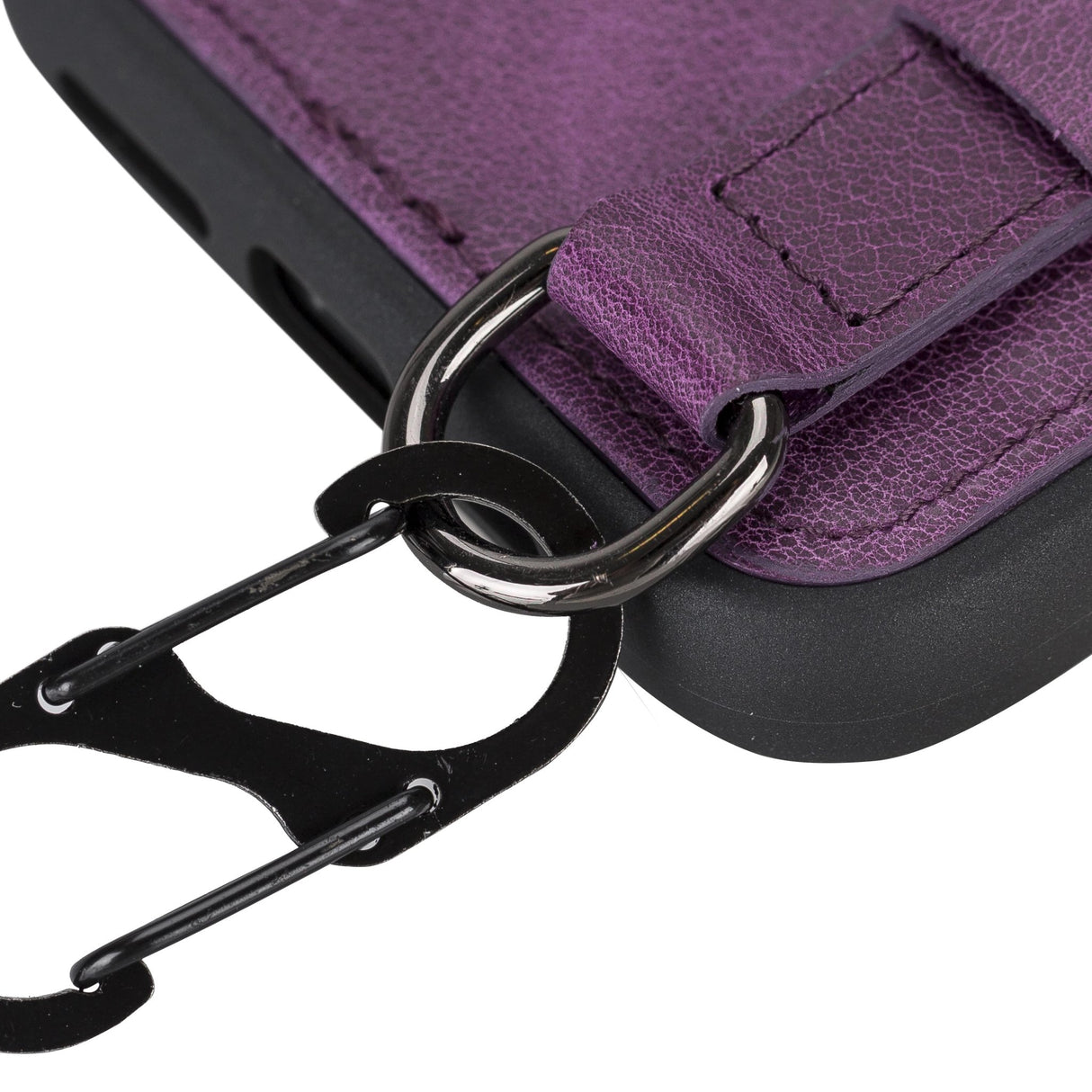 iPhone 14 Snap - on Leather Grip Case by Hardiston - premium iPhone 14 Cases