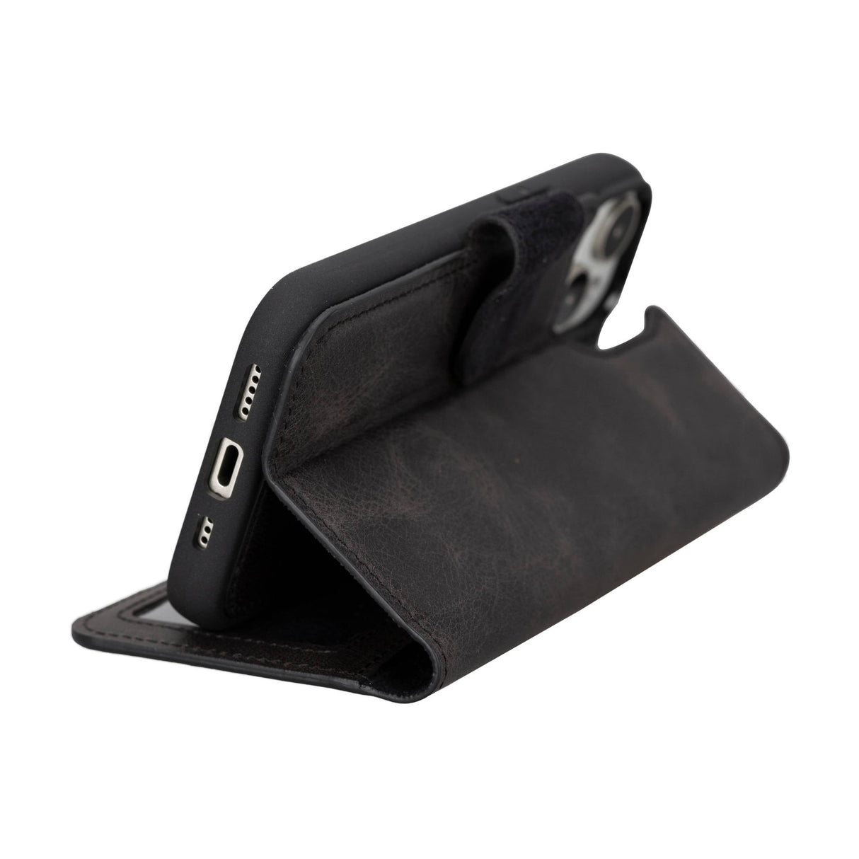 iPhone 15 Leather Wallet PhoneCase by Hardiston - premium iPhone 15 Cases