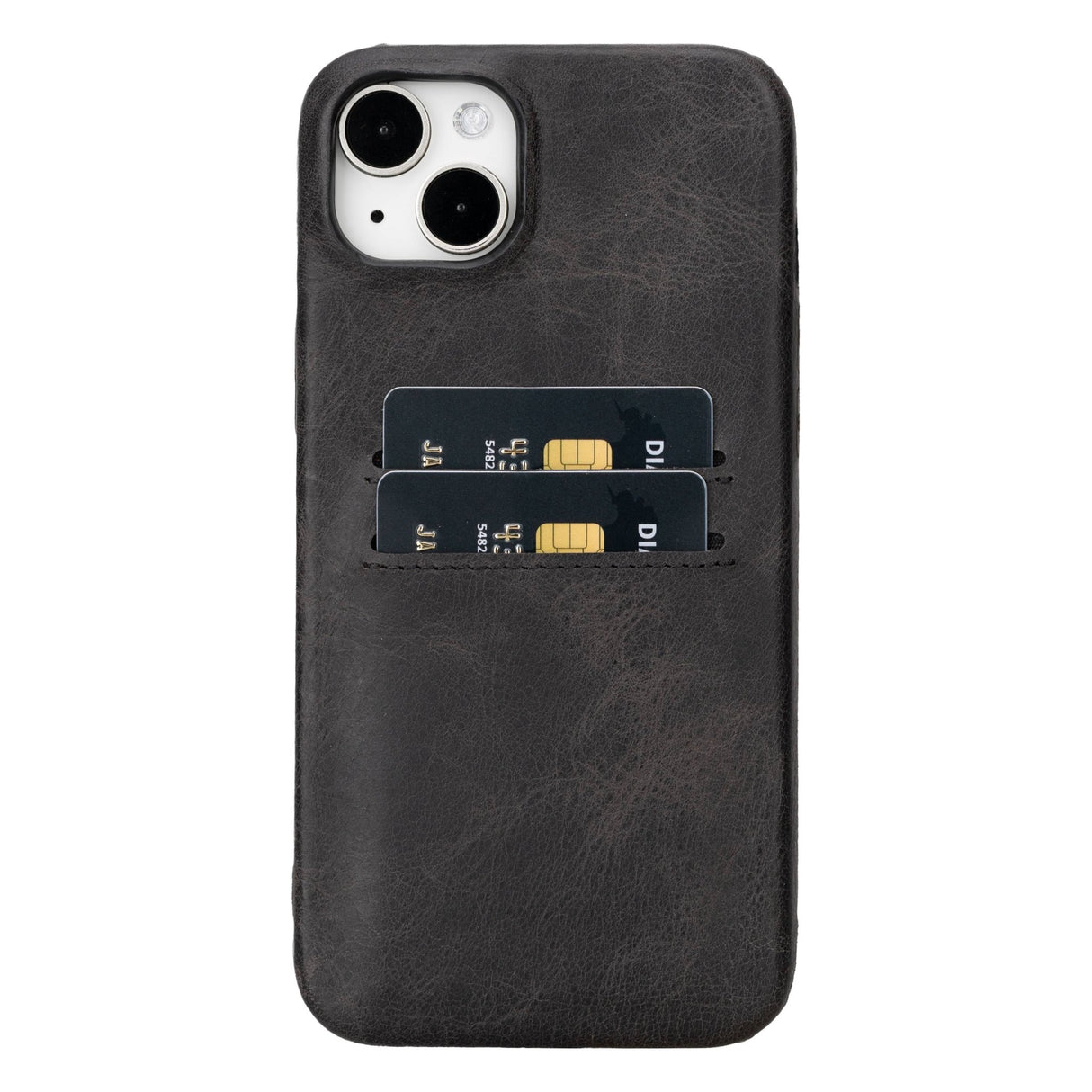 iPhone 15 Plus Leather Snap - On Wallet Phone case by Hardiston - premium iPhone 15 Cases