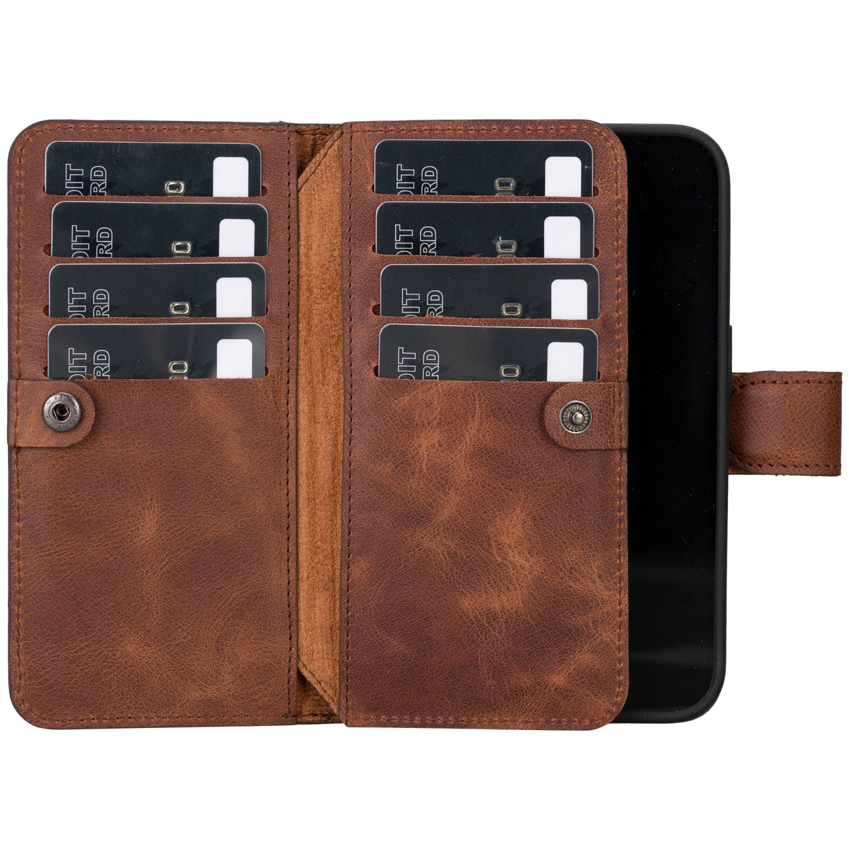 iPhone 15 Pro Dual Leather Wallet Case by Hardiston - premium mws_apo_generated