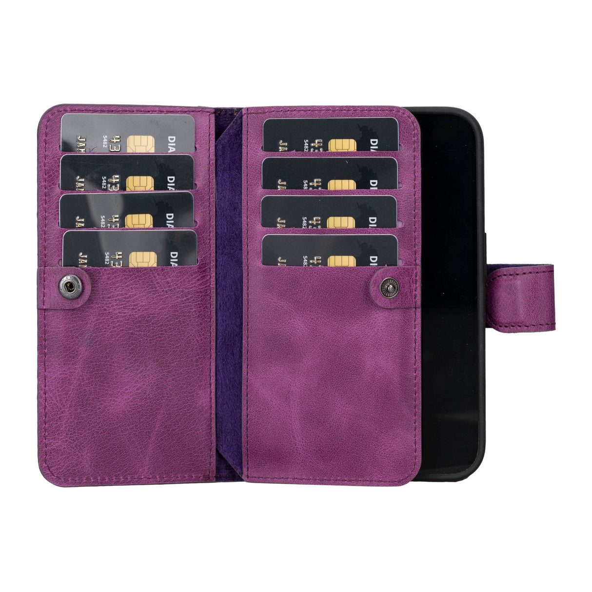 iPhone 15 Pro Dual Leather Wallet Case by Hardiston - premium mws_apo_generated