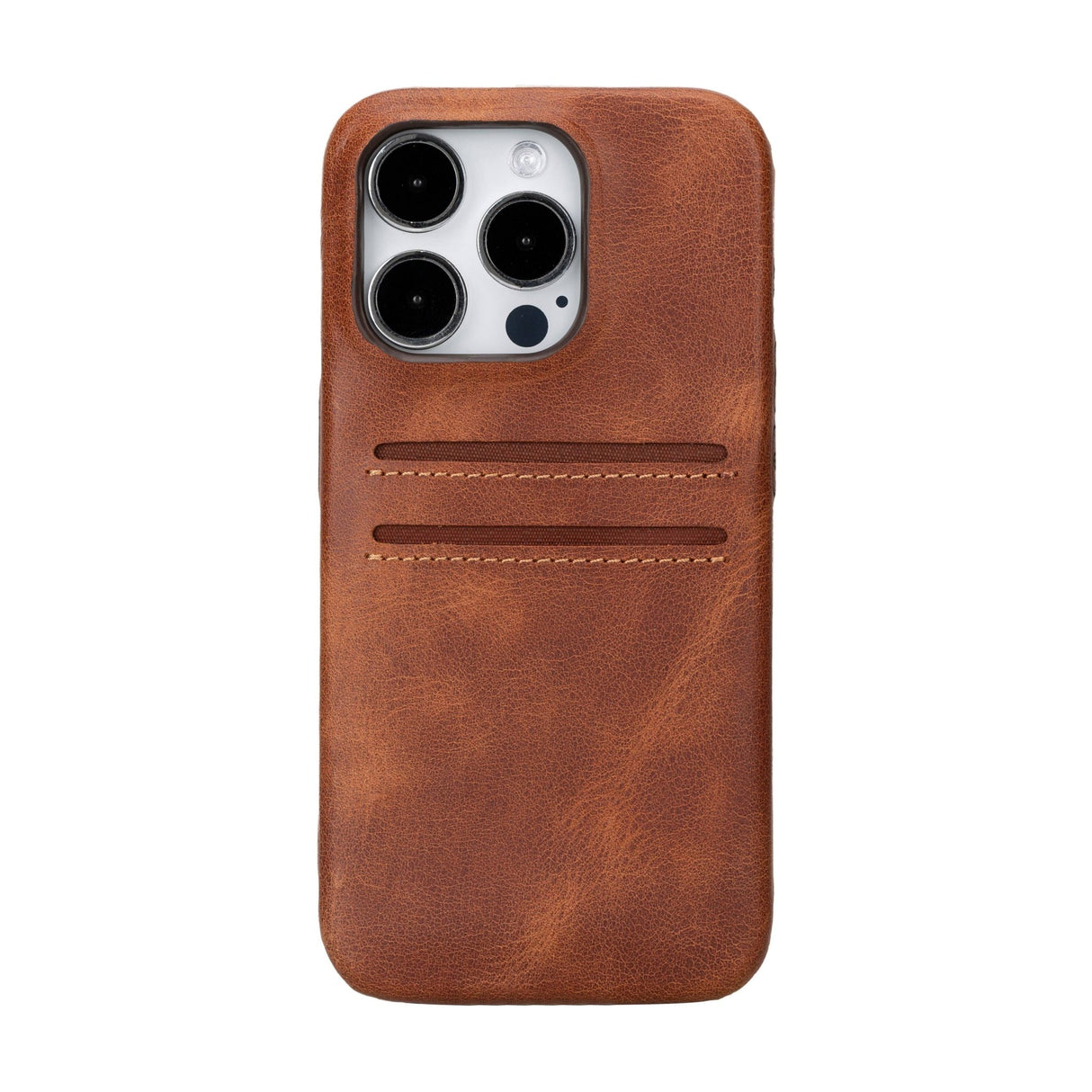 iPhone 15 Pro Leather Snap - on wallet case by Hardiston - premium iPhone 15 Cases