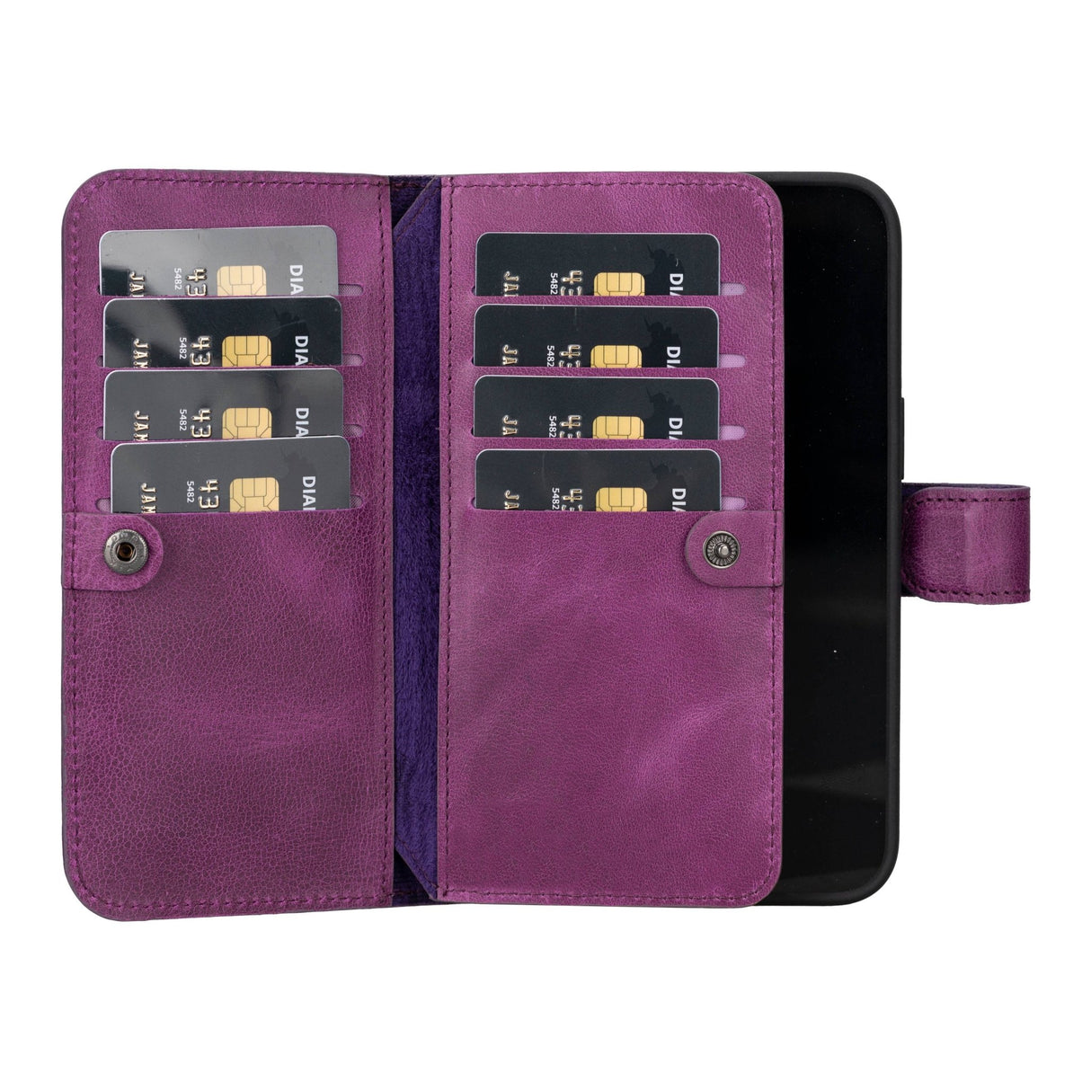 iPhone 15 Pro Max Dual Leather Wallet Case by Hardiston - premium mws_apo_generated