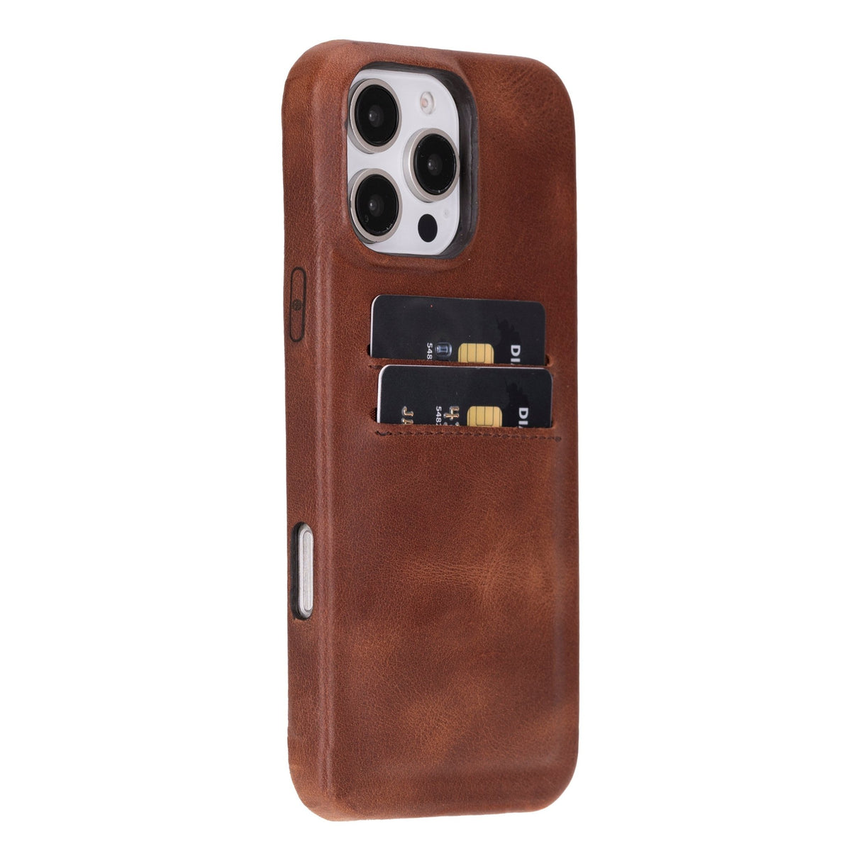 iPhone 16 Pro Max Leather Snap - on wallet case by Hardiston - premium iPhone 16 Cases