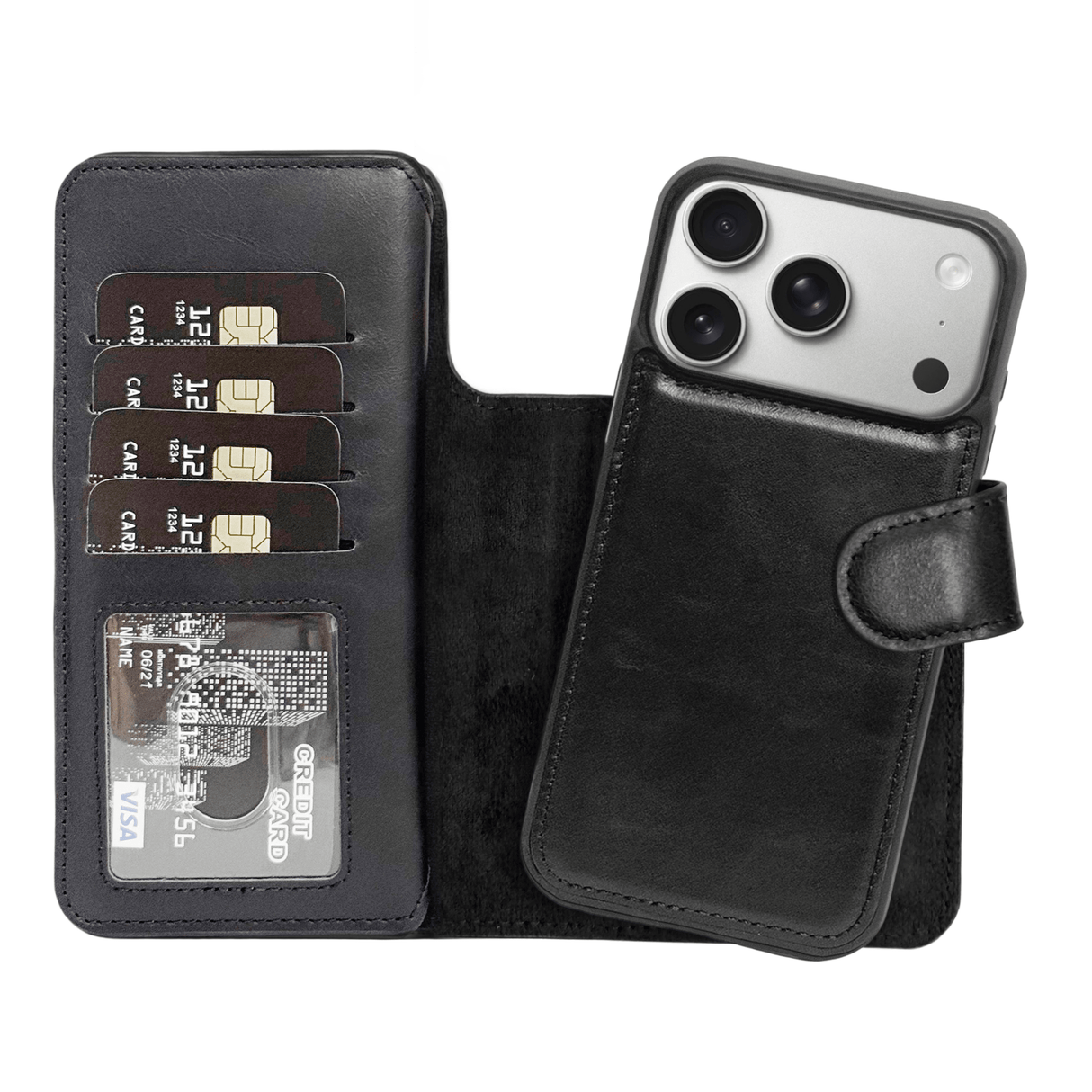 Iphone 17 Pro Double Magnet Wallet by Hardiston - premium mws_apo_generated