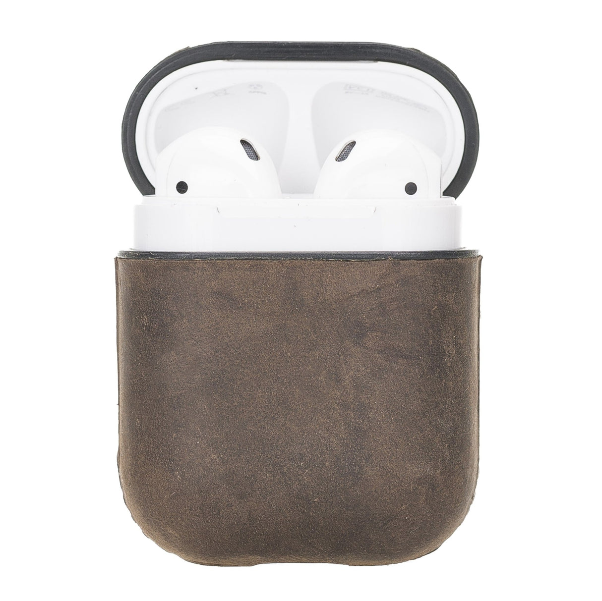 Leather AirPods 1/2 Fully Wrapped Shockproof Case by Hardiston - premium AirPods Cases