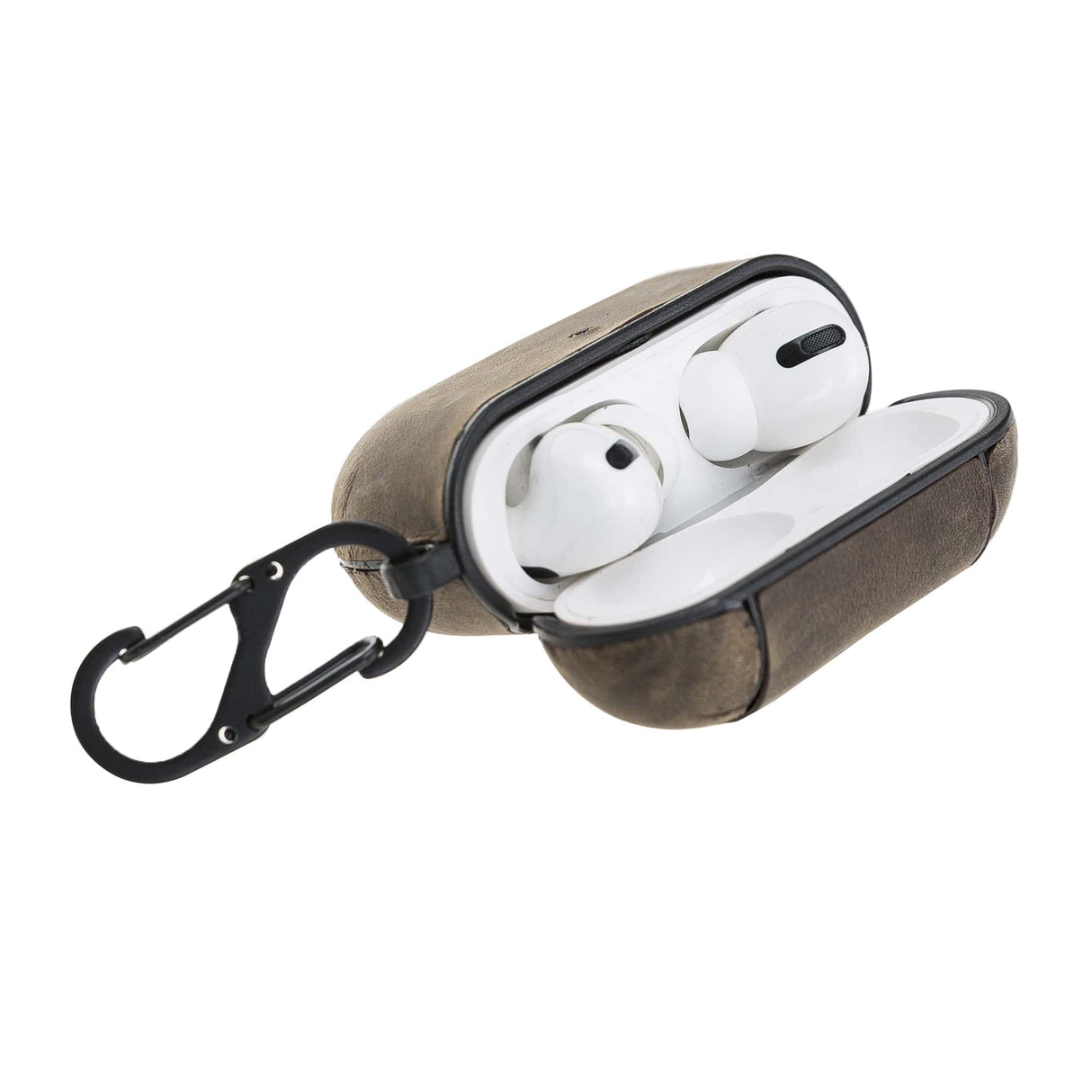 Leather AirPods Pro Fully Wrapped Shockproof Case by Hardiston - premium AirPods Cases