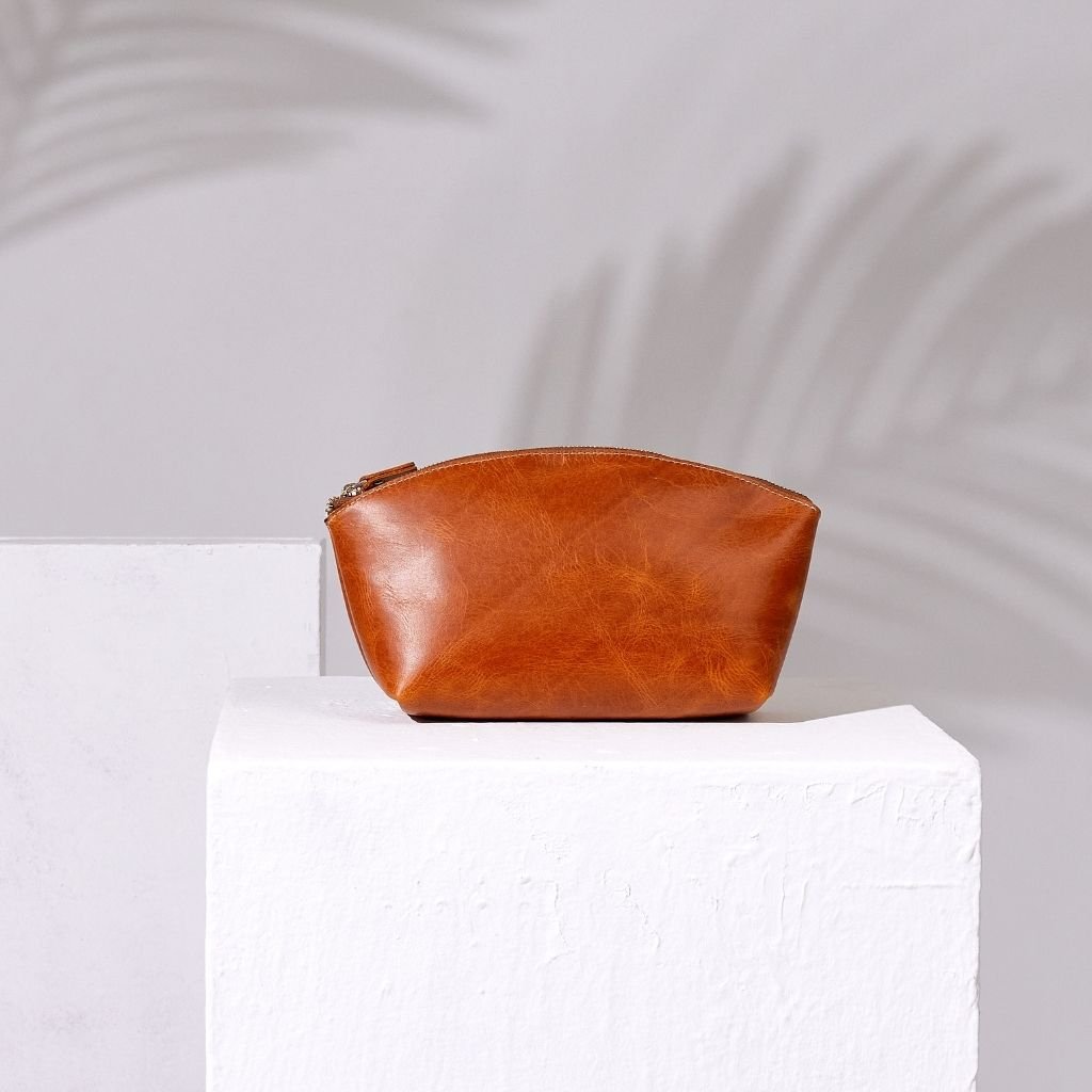 Leather MakeUp Bag by Hardiston - premium Make Up Bags