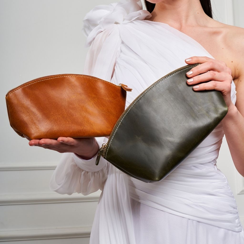 Leather MakeUp Bag