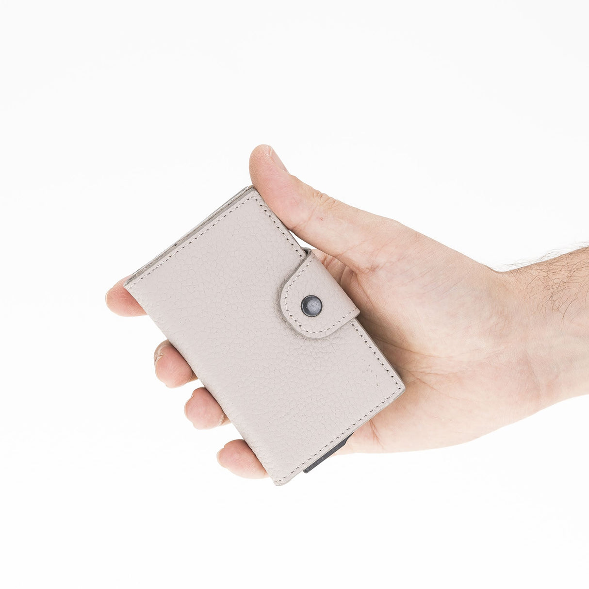 Premium RFID Blocking Leather Card Holder with Pop - Up Feature by Hardiston - premium Card Holders