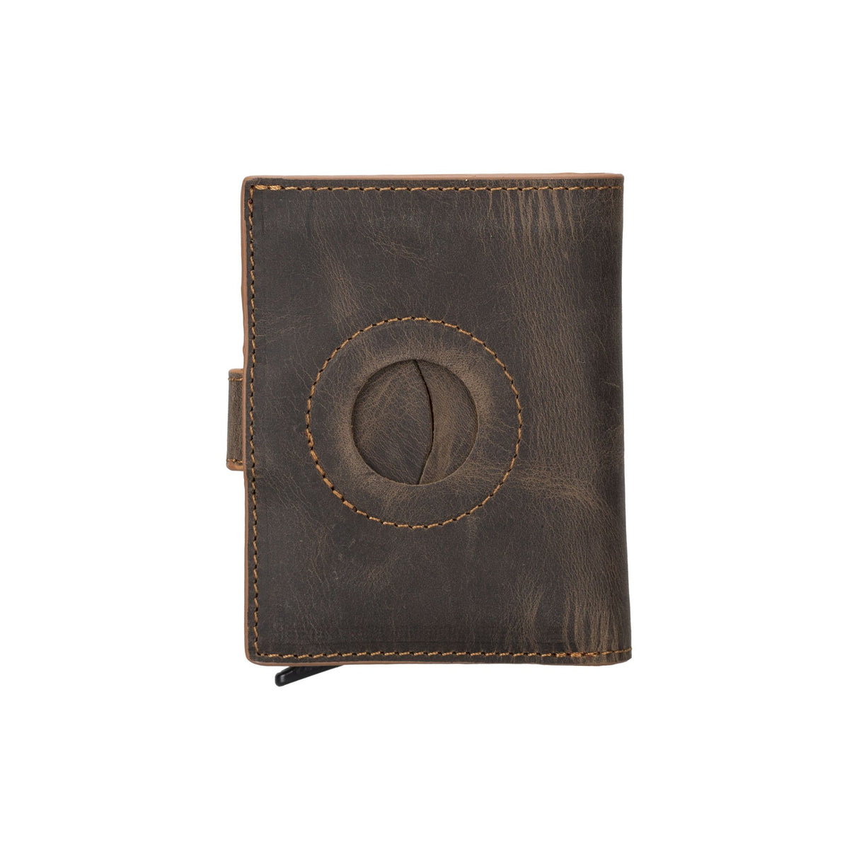 Premium RFID Blocking Leather Pop - Up AirTag Card Holder and Wallet by Hardiston - premium Card Holders