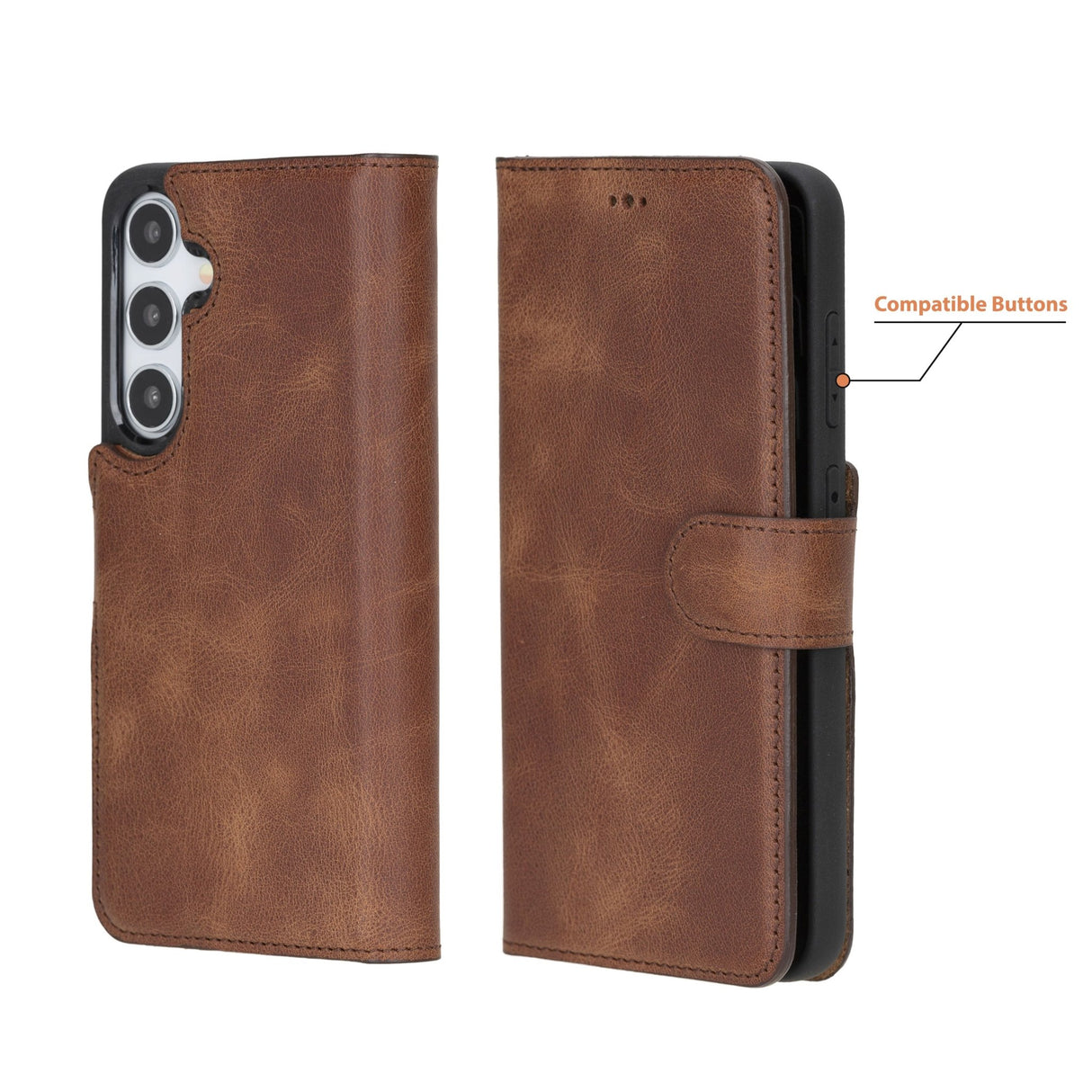 Samsung Galaxy S24 Plus Leather Wallet Case by Hardiston - premium Samsung S - 24 Cases