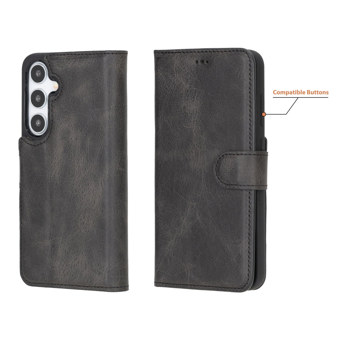 Samsung Galaxy S24 Plus Leather Wallet Case by Hardiston - premium Samsung S - 24 Cases