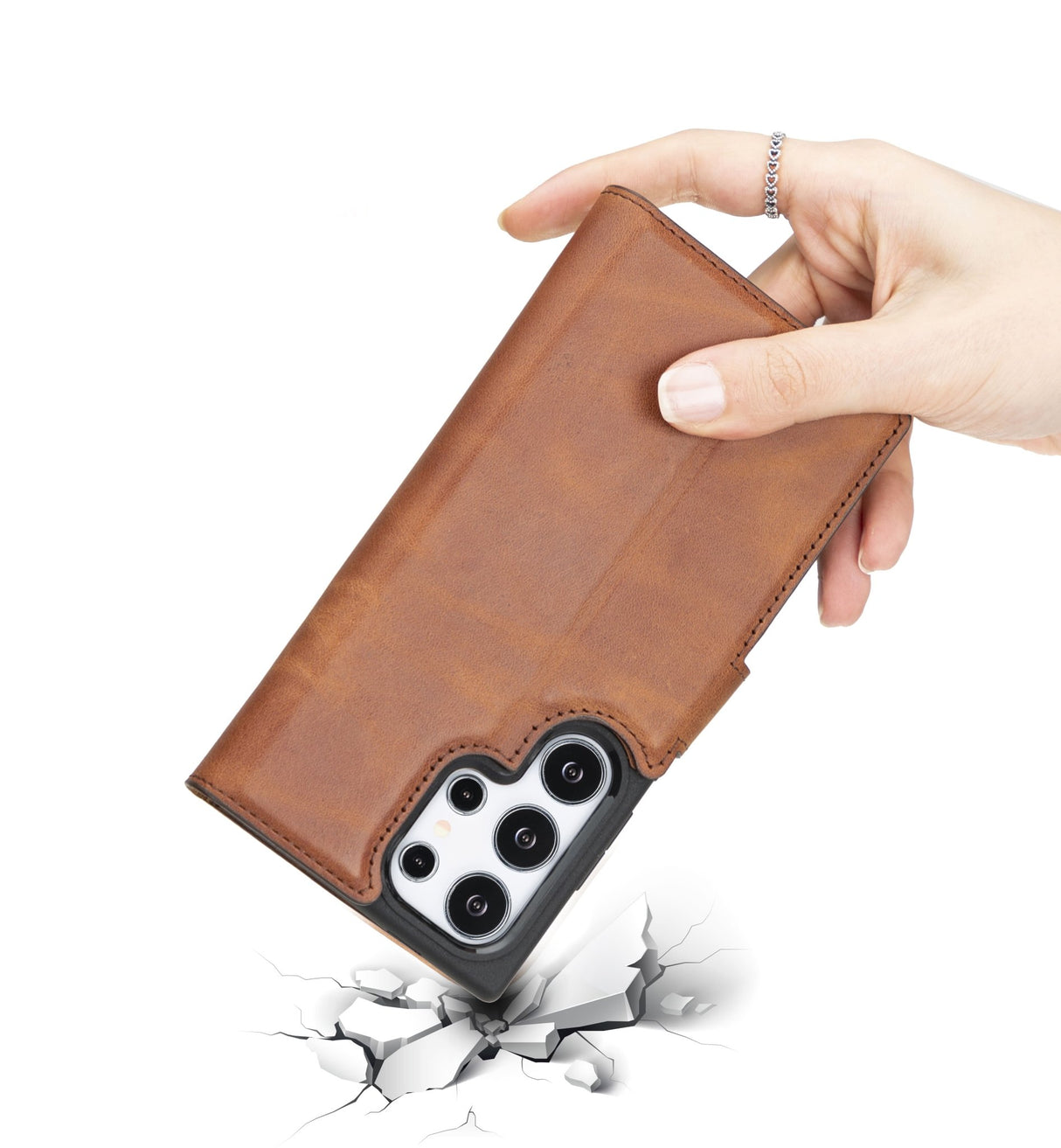 Samsung Galaxy S24 Ultra Leather Wallet Case by Hardiston - premium Samsung S - 24 Cases