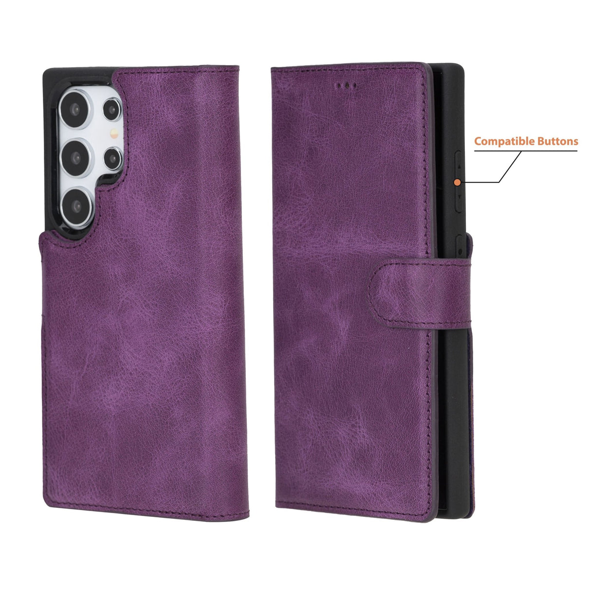 Samsung Galaxy S24 Ultra Leather Wallet Case by Hardiston - premium Samsung S - 24 Cases