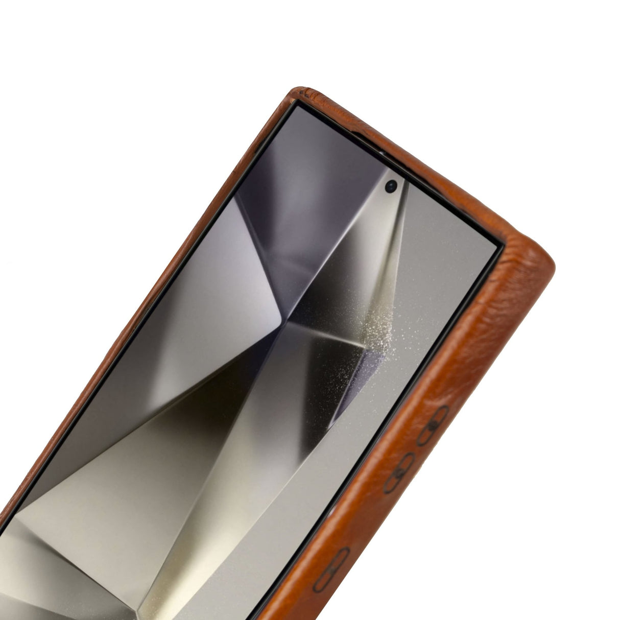 Samsung Galaxy S24 Ultra Snap - on Full Cover Leather Case with Credit Card Slots by Hardiston - premium Samsung S - 24 Cases