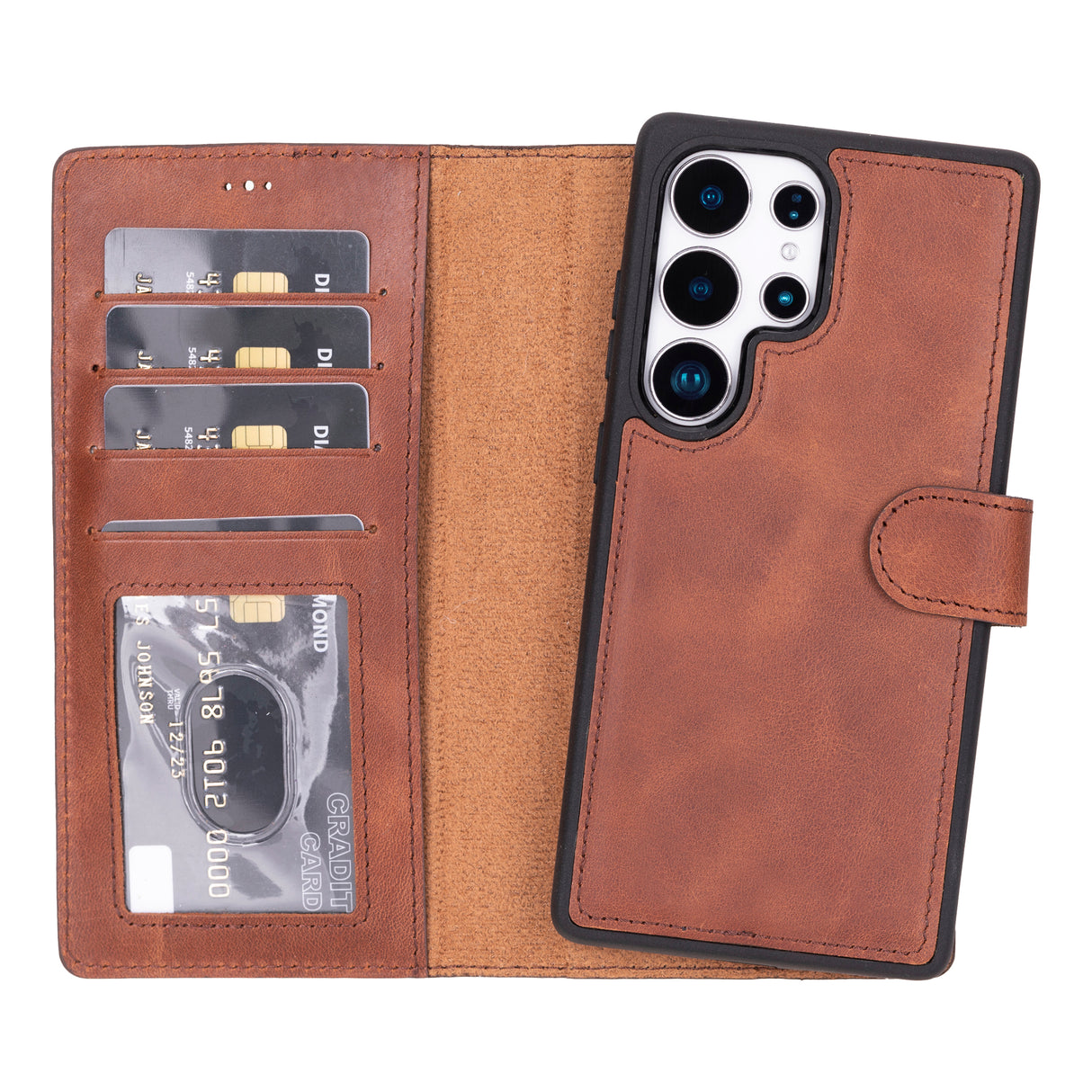 samsungs25ultrawalletcasebrown