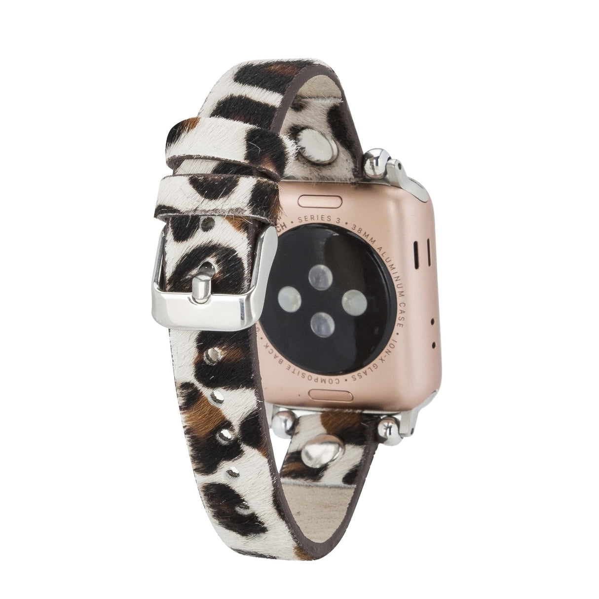 Slim Beady Leather Band for Apple Watch by Hardiston - premium Watch Bands - Apple