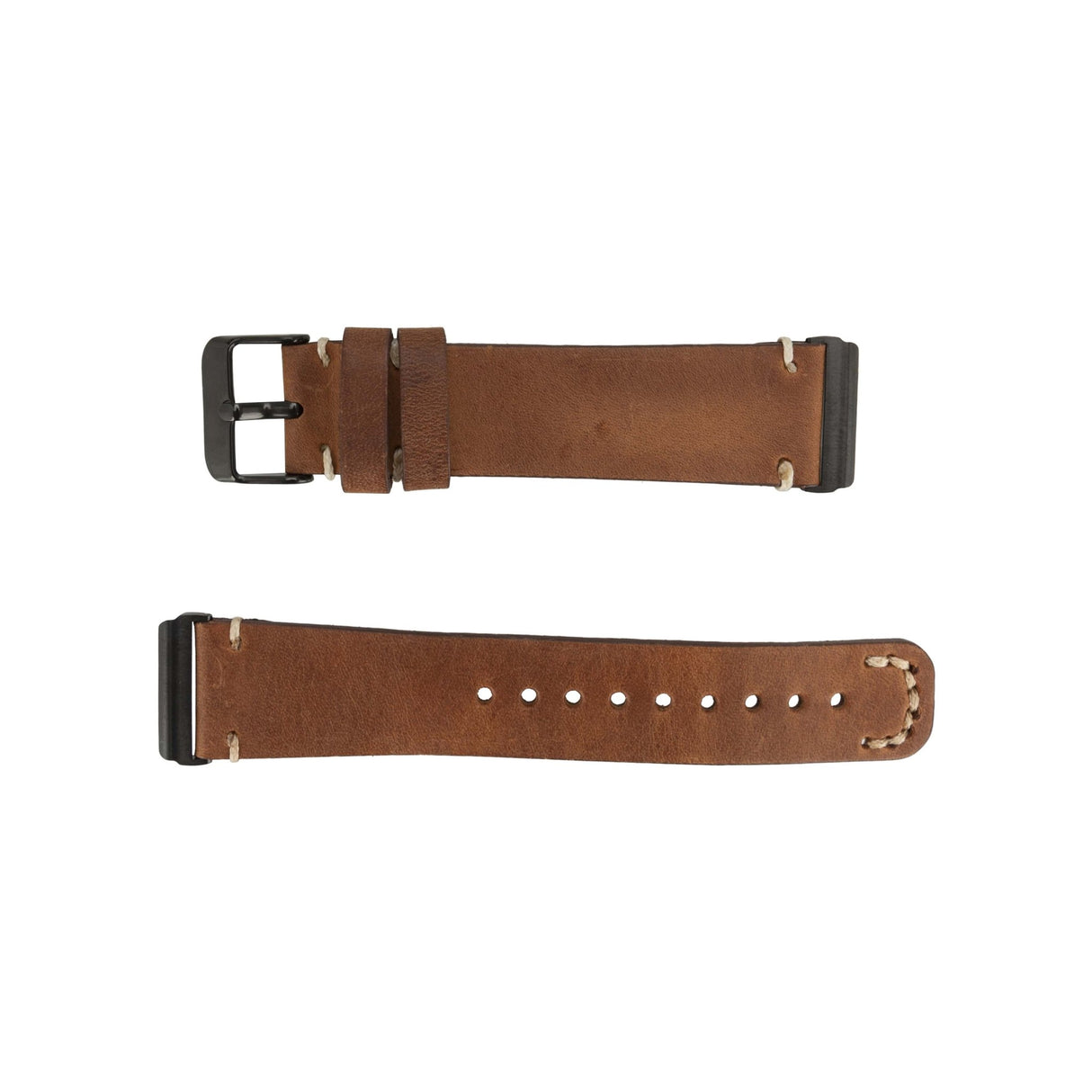 Stitch End Leather Band for Fitbit Watch by Hardiston - premium Watch Bands - Fitbit