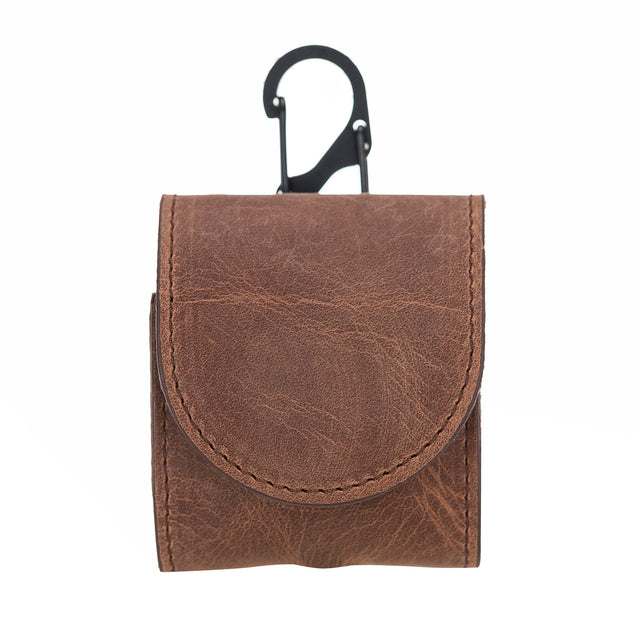 AirPods ( Generation 1 & 2 ) Soft Case with Keychain Clip_brown_1