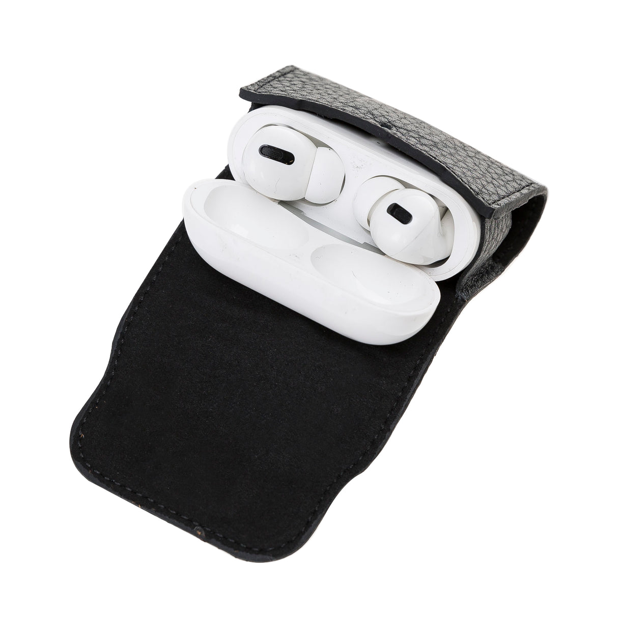 AirPods Pro Soft Case with Keychain Clip_black_2