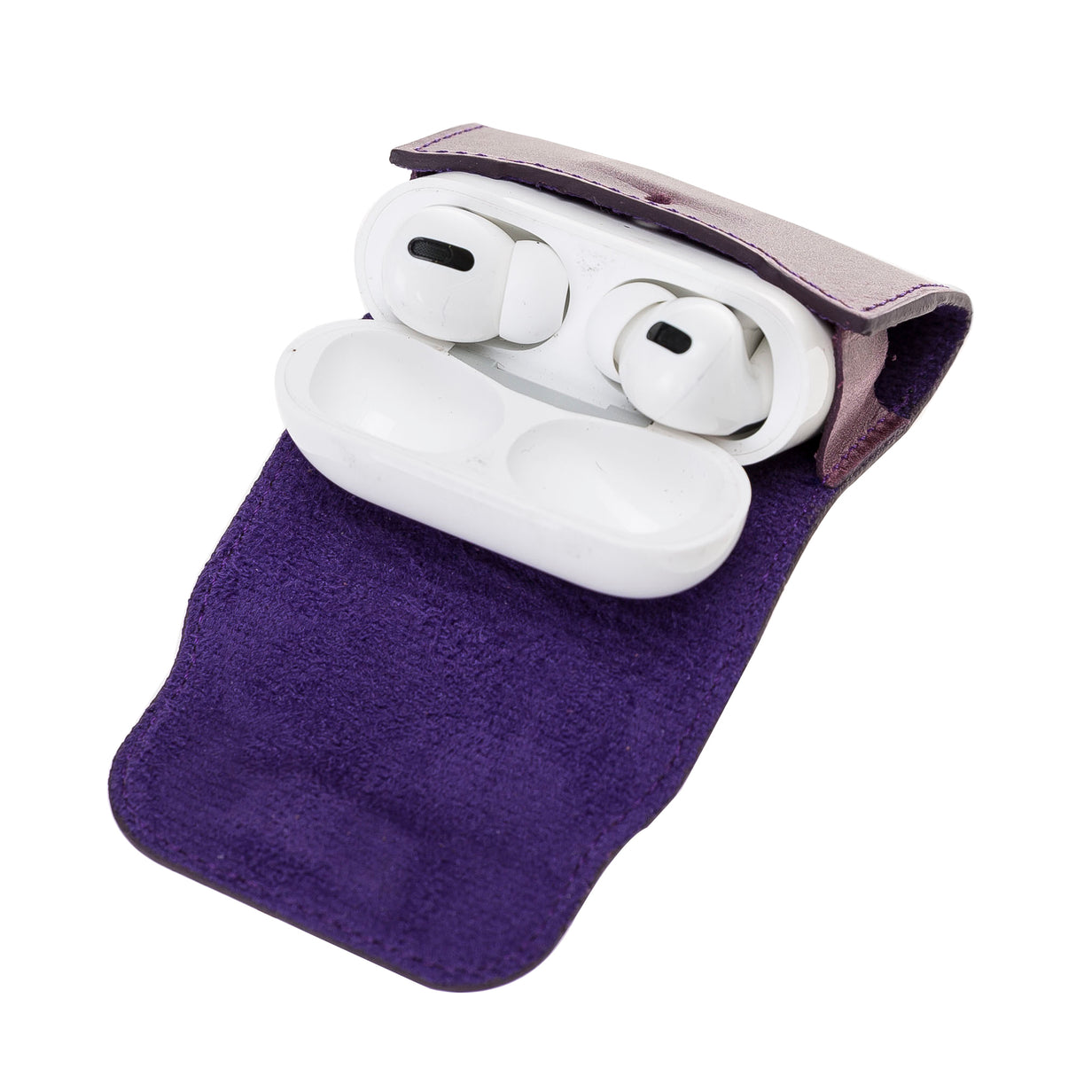 AirPods Pro Soft Case with Keychain Clip_purple_2