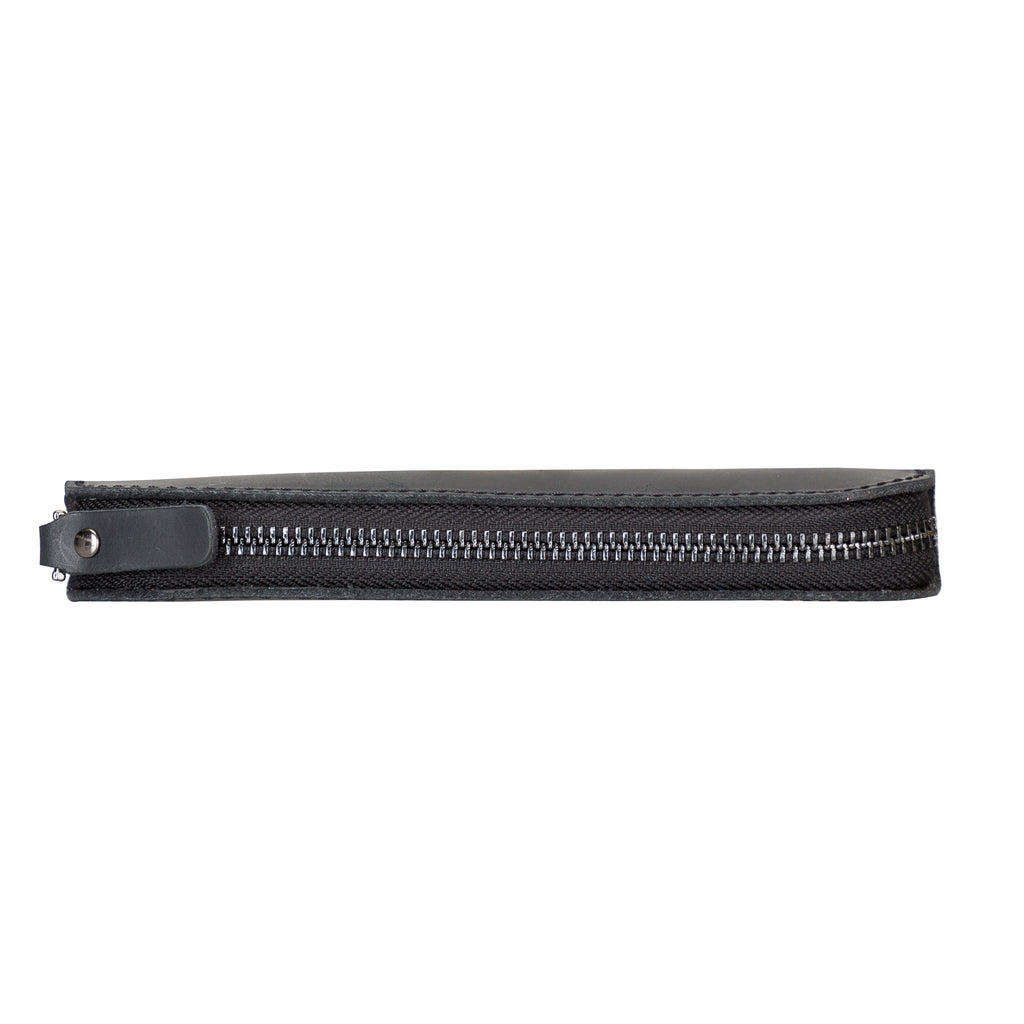 Black Luxury Apple Pencil Leather Case with Zipper - Hardiston - 2