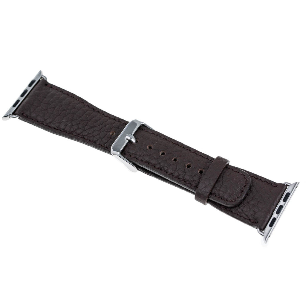 Brown Leather Apple Watch Band or Strap 38mm, 40mm, 42mm, 44mm for All Series - Venito - Leather - 4
