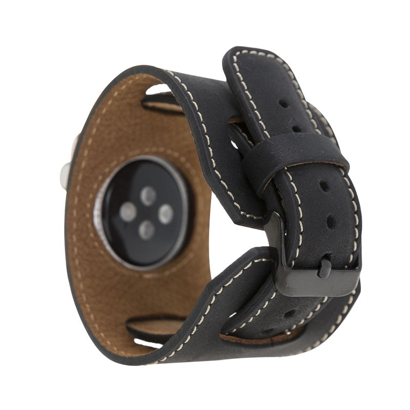 Cuff Leather Band for Apple Watch