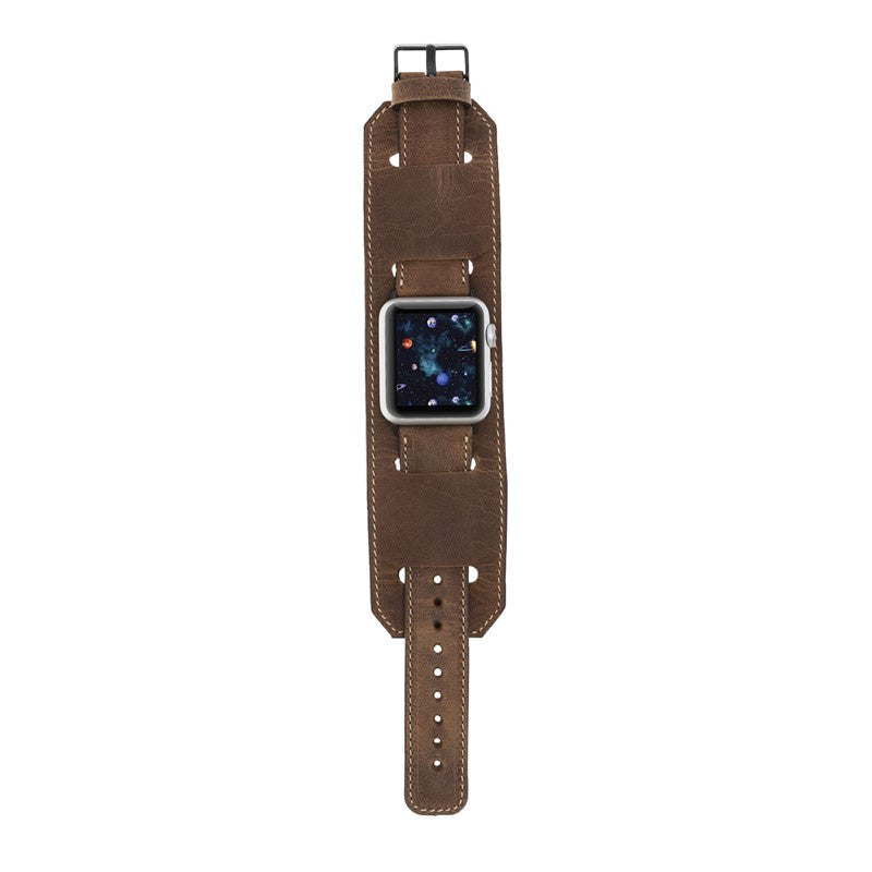 Cuff Leather Band for Apple Watch