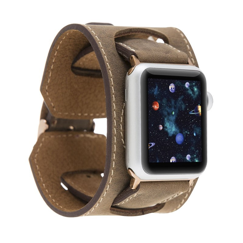 Cuff Leather Band for Apple Watch