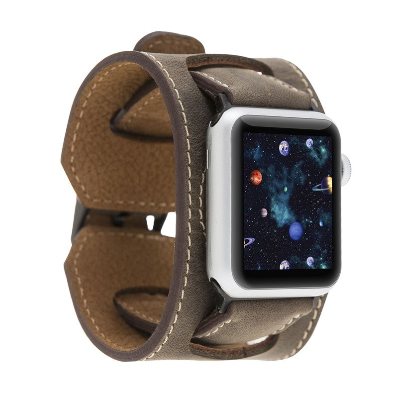 Cuff Leather Band for Apple Watch